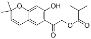 2-Methylpropanoic acid [2-(7-hydroxy-2,2-dimethyl-2H-1-benzopyran-6-yl)-2-oxoethyl] ester CAS#: 27045-17-6