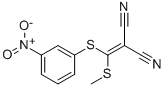 2-[(Methylthio)(3-nitrophenylthio)methylene]-malononitrile CAS#: 214330-83-3