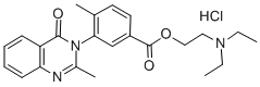 2-Metil-3-(3-carbossietildietilammino-6-metil-fenil)-4-chinazolone clo ridrate [Italian] CAS#: 2619-08-1