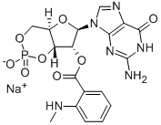 2'-(N-Methylanthraniloyl)guanosine 3',5'-Cyclicmonophosphate, Sodium Salt CAS#: 221905-46-0