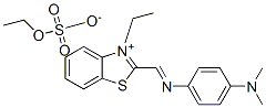 2-[N-[p-(dimethylamino)phenyl]formimidoyl]-3-ethylbenzothiazolium ethyl sulphate CAS#: 29770-19-2