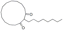 2-Octyl-1,3-cyclotetradecanedione CAS#: 29653-06-3