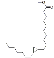 2-Octylcyclopropanedecanoic acid methyl ester CAS#: 10152-64-4