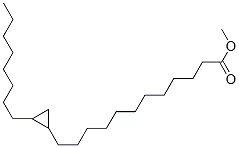 2-Octylcyclopropanedodecanoic acid methyl ester CAS#: 10152-65-5