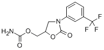 2-Oxo-3-[3-(trifluoromethyl)phenyl]-5-oxazolidinylmethyl=carbamate CAS#: 29218-20-0