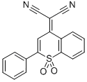 (2-PHENYLBENZO[5,6-B]-4H-THIOPYRAN-4-YLIDENE)-PROPANEDINITRIL-1,1-DIOXIDE CAS#: 103225-47-4
