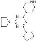 2-PIPERAZIN-1-YL-4,6-DIPYRROLIDIN-1-YL-1,3,5-TRIAZINE CAS#: 111668-00-9