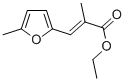 2-PROPENOIC ACID, 2-METHYL-3-(5-METHYL-2-FURANYL)-, ETHYL ESTER, (2E)- CAS#: 100058-86-4