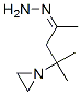 2-Pentanone,  4-(1-aziridinyl)-4-methyl-,  hydrazone CAS#: 25263-33-6