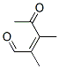 2-Pentenal, 2,3-dimethyl-4-oxo-, (Z)- (9CI) CAS#: 104613-82-3