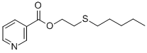 2-(Pentylthio)ethyl nicotinate CAS#: 101952-69-6