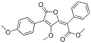 2-Phenyl-2-[(2E)-3-methoxy-4-(4-methoxyphenyl)-5-oxo-2,5-dihydrofuran-2-ylidene]acetic acid methyl ester CAS#: 22736-30-7