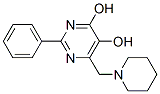 2-Phenyl-6-(piperidinomethyl)-4,5-pyrimidinediol CAS#: 13922-47-9
