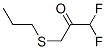 2-Propanone, 1,1-difluoro-3-(propylthio)- CAS#: 220142-40-5