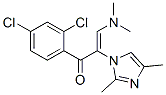 2-Propen-1-one, 1-(2,4-dichlorophenyl)-3-(dimethylamino)-2-(2,4-dimethyl-1H-imidazol-1-yl)- CAS#: 252954-61-3