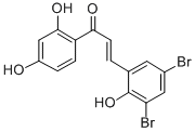 2-Propen-1-one, 3-(3,5-dibromo-2-hydroxyphenyl)-1-(2,4-dihydroxyphenyl )- CAS#: 19739-00-5