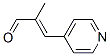 2-Propenal,2-methyl-3-(4-pyridinyl)-,(E)-(9CI) CAS#: 201293-76-7