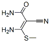 2-Propenamide,  3-amino-2-cyano-3-(methylthio)- CAS#: 15908-60-8