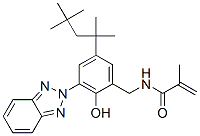 2-Propenamide, N-3-(2H-benzotriazol-2-yl)-2-hydroxy-5-(1,1,3,3-tetramethylbutyl)phenylmethyl-2-methyl- CAS#: 107479-06-1
