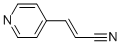 2-Propenenitrile,3-(4-pyridinyl)-(9CI) CAS#: 24490-79-7