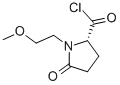 2-Pyrrolidinecarbonyl chloride, 1-(2-methoxyethyl)-5-oxo-, (S)- (9CI) CAS#: 105425-16-9
