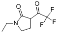 2-Pyrrolidinone, 1-ethyl-3-(trifluoroacetyl)- (9CI) CAS#: 107470-29-1