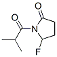 2-Pyrrolidinone, 5-fluoro-1-(2-methyl-1-oxopropyl)- CAS#: 246181-64-6