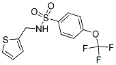(2-THIENYLMETHYL)((4-(TRIFLUOROMETHOXY)PHENYL)SULFONYL)AMINE CAS#: 263387-19-5