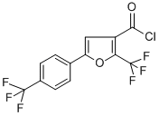 2-(TRIFLUOROMETHYL)-5-[4-(TRIFLUOROMETHYL)PHENYL]-3-FUROYL CHLORIDE CAS#: 240122-23-0