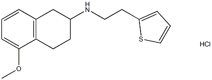 2-Thiopheneethanamine, N-(1,2,3,4-tetrahydro-5-methoxy-2-naphthalenyl)-, hydrochloride CAS#: 102120-96-7
