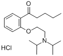 2-Valeryl-beta-(N,N-diisopropyl)phenoxyethylamine, hydrochloride CAS#: 20809-26-1