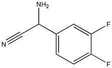 2-aMino-2-(3,4-difluorophenyl)acetonitrile CAS#: 218449-30-0