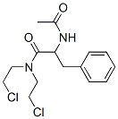 2-acetamido-N,N-bis(2-chloroethyl)-3-phenyl-propanamide CAS#: 1462-82-4