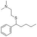 2-(alpha-Butylbenzylthio)-N,N-dimethylethylamine CAS#: 101086-85-5