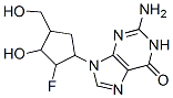 2-amino-1,9-dihydro-9-(2-fluoro-3-hydroxy-4-(hydroxymethyl)cyclopentyl)-6H-purin-6-one CAS#: 110289-24-2