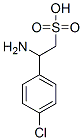 2-amino-2-(4-chlorophenyl)ethanesulfonic acid CAS#: 100376-62-3