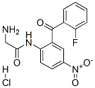 2-amino-2'-(o-fluorobenzoyl)-4'-nitroacetanilide hydrochloride CAS#: 17777-73-0