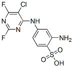 2-amino-4-[(5-chloro-2,6-difluoro-4-pyrimidinyl)amino]benzenesulphonic acid CAS#: 26592-28-9