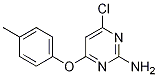 2-amino-4-(p-tolyloxy)-6-chloropyrimidine CAS#: 100763-72-2