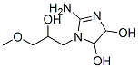 2-amino-4,5-dihydro-4,5-dihydroxy-1-(2'-hydroxy-3'-methoxy-1'-propyl)imidazole CAS#: 104939-15-3