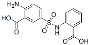 2-amino-5-[[(2-carboxyphenyl)amino]sulphonyl]benzoic acid CAS#: 135-10-4