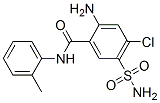 2-amino-5-(aminosulphonyl)-4-chloro-N-(o-tolyl)benzamide CAS#: 23380-54-3