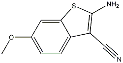 2-amino-6-methoxybenzo[b]thiophene-3-carbonitrile CAS#: 221061-11-6