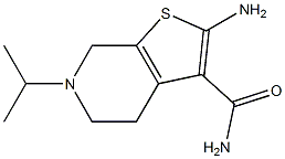 2-amino-6-(propan-2-yl)-4,5,6,7-tetrahydrothieno[2,3-c]pyridine-3-carboxamide CAS#: 26830-39-7