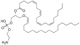 2-aminoethoxy-[(2R)-2-[(5Z,8Z,11Z,14Z)-icosa-5,8,11,14-tetraenoyl]oxy-3-[(Z)-octadec-1-enoxy]propoxy]phosphinic acid CAS#: 103597-60-0