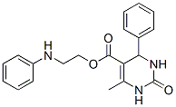 2-anilinoethyl 4-methyl-2-oxo-6-phenyl-3,6-dihydro-1H-pyrimidine-5-car boxylate CAS#: 102207-80-7