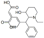 2-benzhydryl-1-ethyl-piperidin-3-ol, but-2-enedioic acid CAS#: 20071-84-5