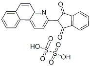 2-benzo[f]quinolin-3-yl-1H-indene-1,3(2H)-dione, disulpho derivative CAS#: 1324-04-5