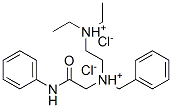 2-(benzyl-(phenylcarbamoylmethyl)ammonio)ethyl-diethyl-azanium dichlor ide CAS#: 101651-55-2