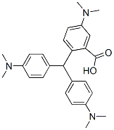 2-[bis[4-(dimethylamino)phenyl]methyl]-5-(dimethylamino)benzoic acid CAS#: 1255-69-2